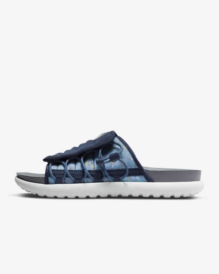 Chanclas Nike Asuna 2 Next Nature Hombre Azul Marino Gris Gris Oscuro | FTZGD-3415