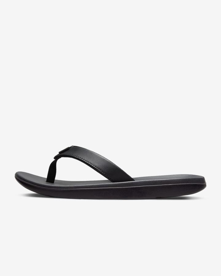 Chanclas Nike Bella Kai Mujer Negras Rosas | SZBRA-5369