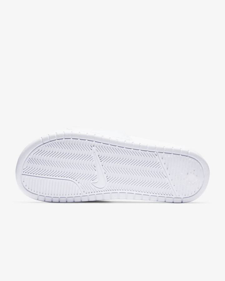 Chanclas Nike Benassi JDI Mujer Blancas | LZJVT-5902