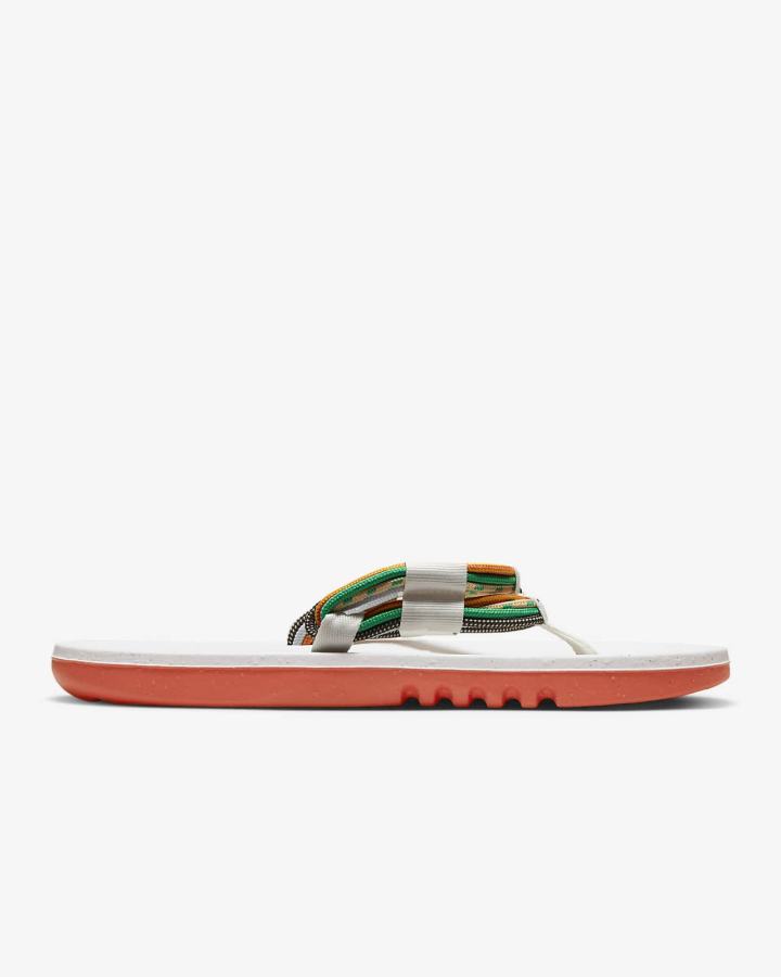 Chanclas Nike EcoHaven Next Nature Hombre Verde Amarillo Naranjas | CPXIE-2053