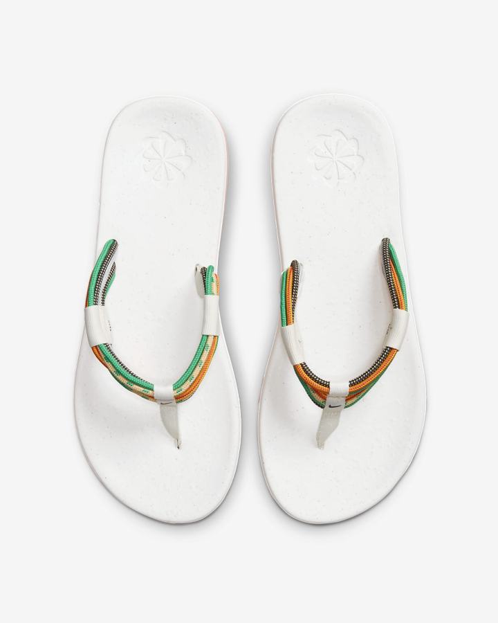 Chanclas Nike EcoHaven Next Nature Hombre Verde Amarillo Naranjas | CPXIE-2053