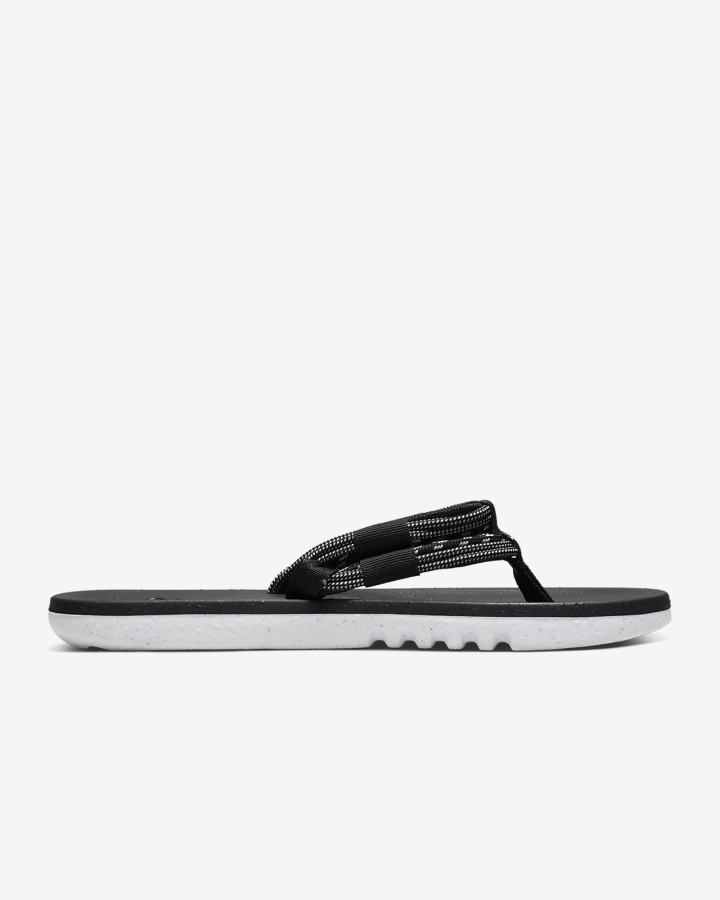 Chanclas Nike EcoHaven Next Nature Hombre Negras Blancas | IZXVA-2389