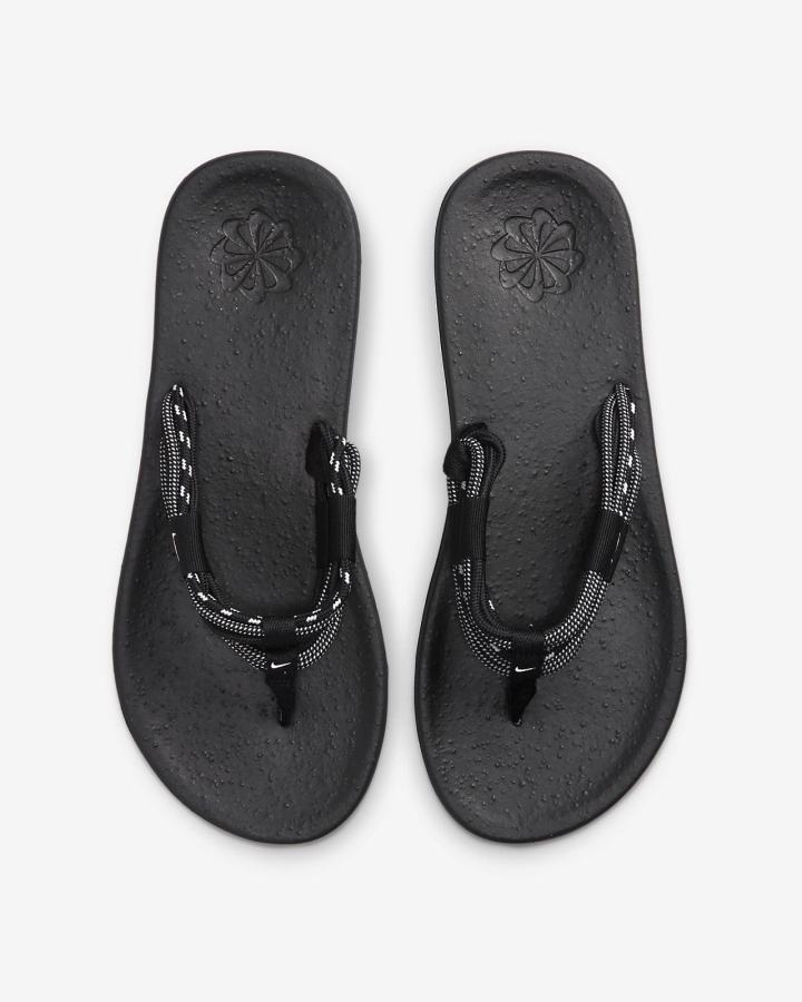 Chanclas Nike EcoHaven Next Nature Hombre Negras Blancas | IZXVA-2389