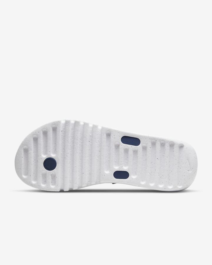 Chanclas Nike EcoHaven Next Nature Hombre Azul Marino Gris Azules Blancas | KHJPI-1492