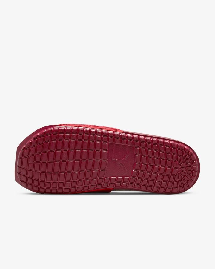 Chanclas Nike Jordan NOLA Mujer Rojas Burdeos | NRQTF-7439