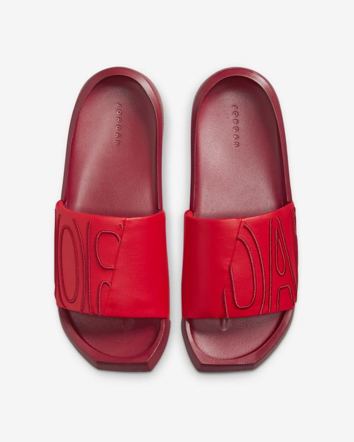 Chanclas Nike Jordan NOLA Mujer Rojas Burdeos | NRQTF-7439