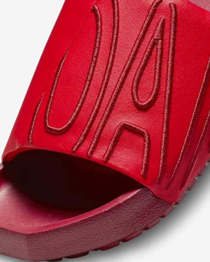 Chanclas Nike Jordan NOLA Mujer Rojas Burdeos | NRQTF-7439