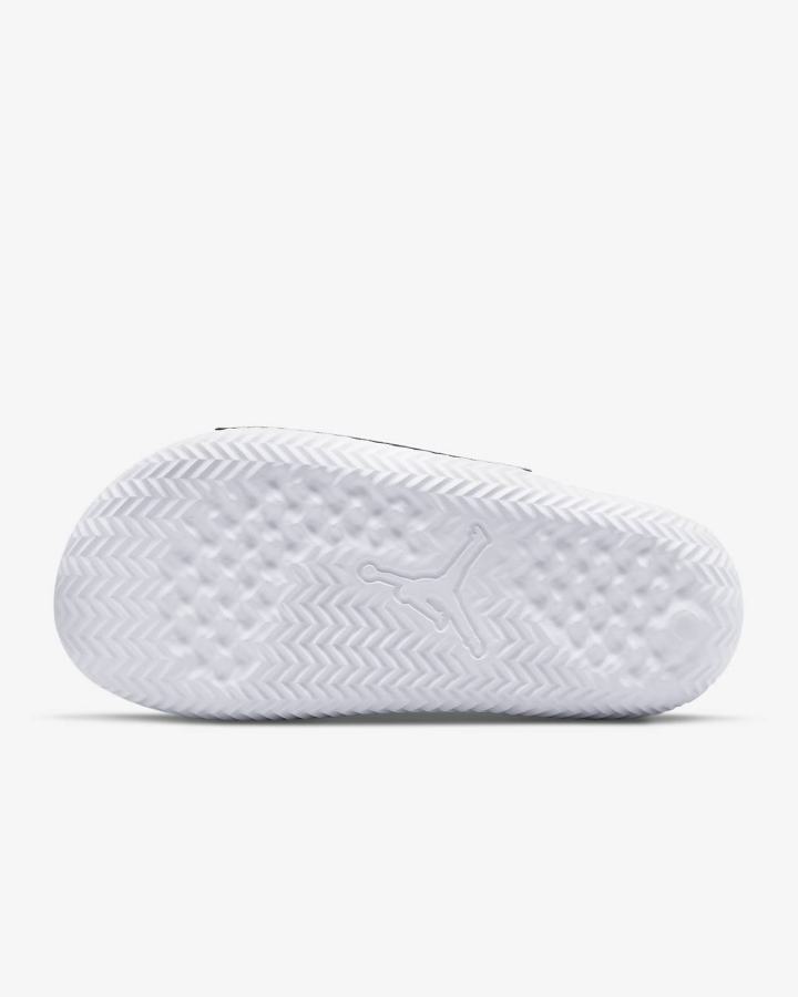 Chanclas Nike Jordan Play Hombre Blancas Negras | NECHY-7410