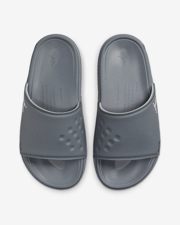 Chanclas Nike Jordan Play Hombre Gris | IXMSN-7546