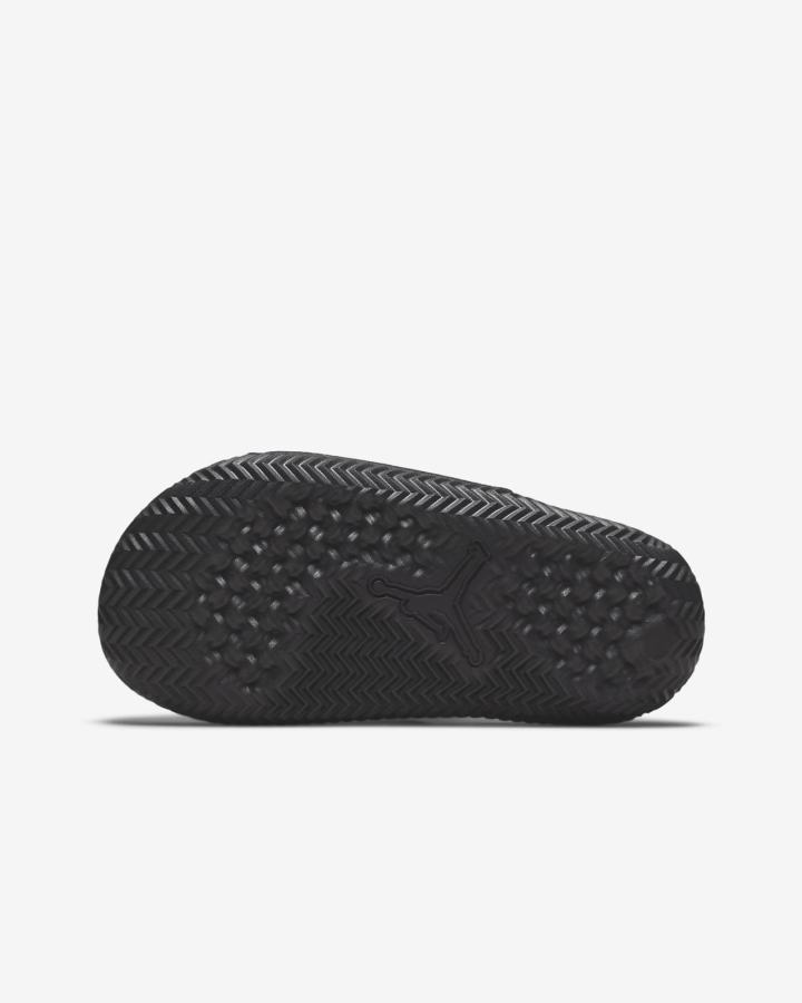 Chanclas Nike Jordan Play Kids Niño Negras Rojas | BYKIE-3790
