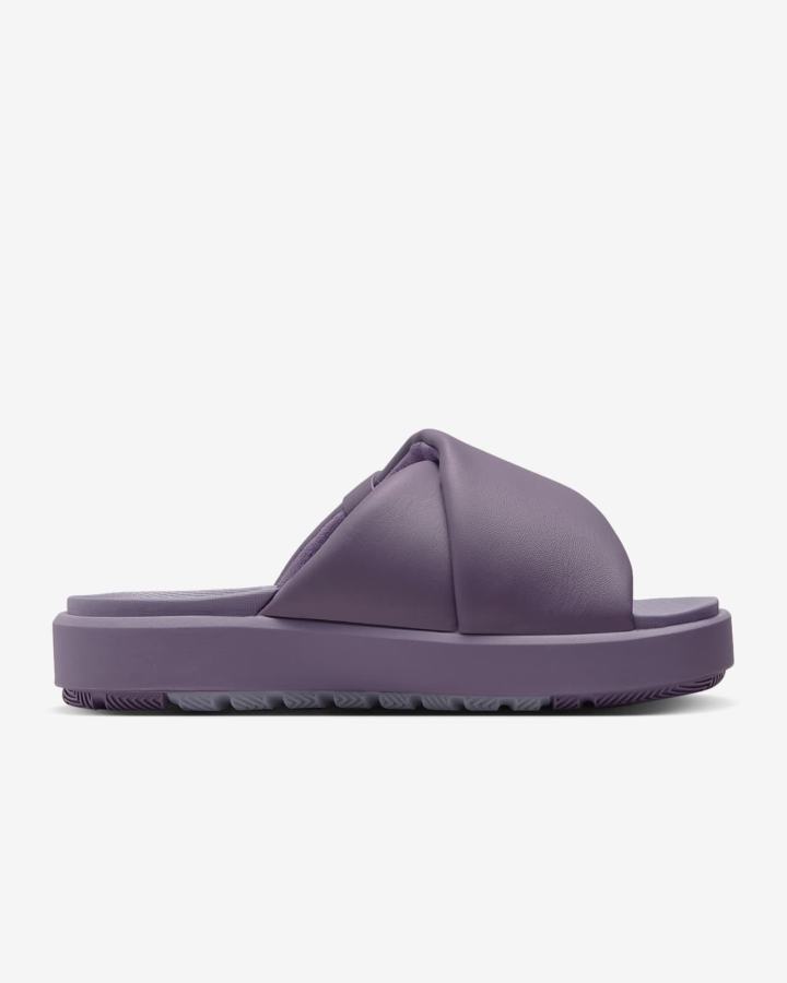 Chanclas Nike Jordan Sophia Mujer Moradas Negras | JSAFB-6598
