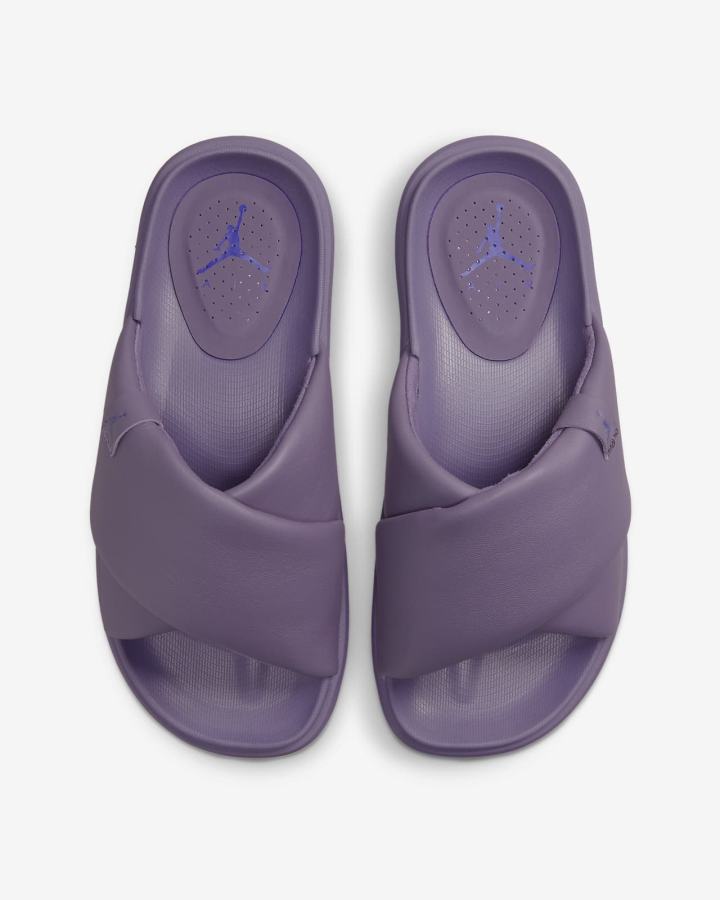 Chanclas Nike Jordan Sophia Mujer Moradas Negras | JSAFB-6598