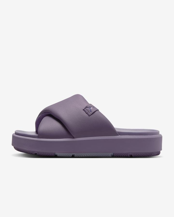 Chanclas Nike Jordan Sophia Mujer Moradas Negras | JSAFB-6598