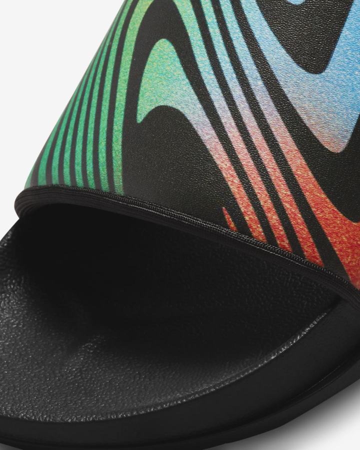 Chanclas Nike Offcourt A.I.R Mujer Negras Multicolor Negras | TUNLR-2801