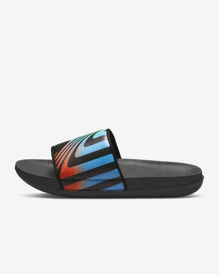 Chanclas Nike Offcourt A.I.R Mujer Negras Multicolor Negras | TUNLR-2801