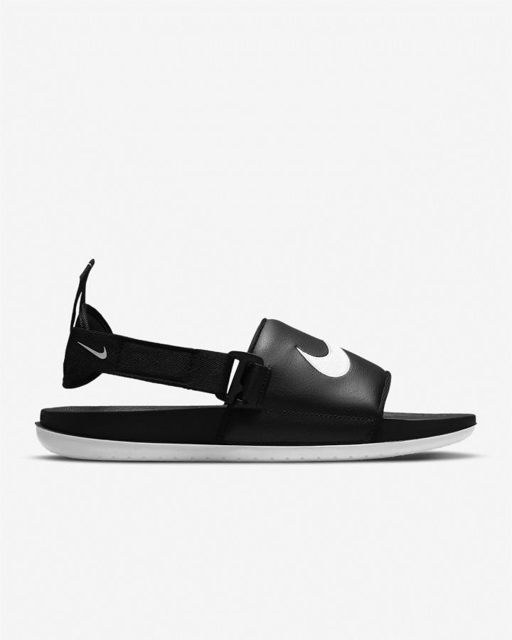 Chanclas Nike Offcourt FlyEase Easy On/Off Hombre Negras Blancas | WMTVC-6342