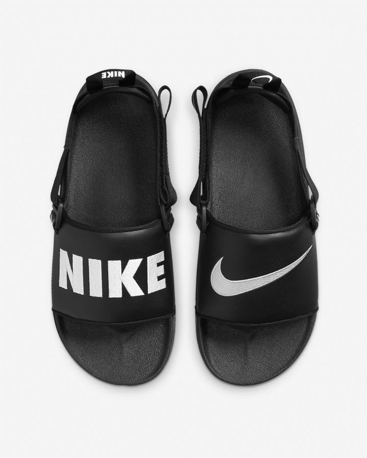 Chanclas Nike Offcourt FlyEase Easy On/Off Hombre Negras Blancas | WMTVC-6342