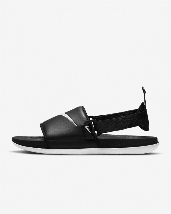 Chanclas Nike Offcourt FlyEase Easy On/Off Hombre Negras Blancas | WMTVC-6342