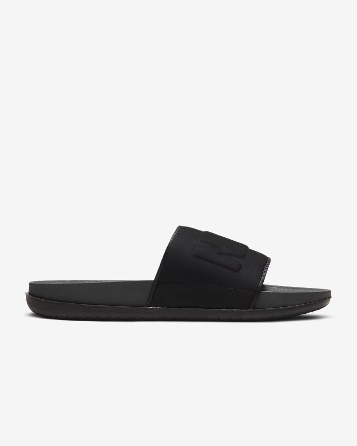 Chanclas Nike Offcourt Hombre Gris Oscuro Negras | GDKUI-1927