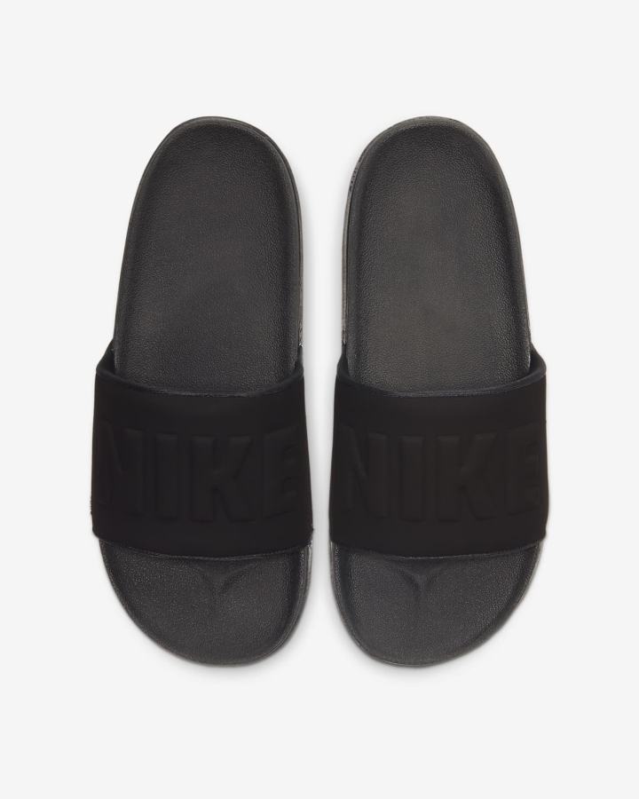 Chanclas Nike Offcourt Hombre Gris Oscuro Negras | GDKUI-1927