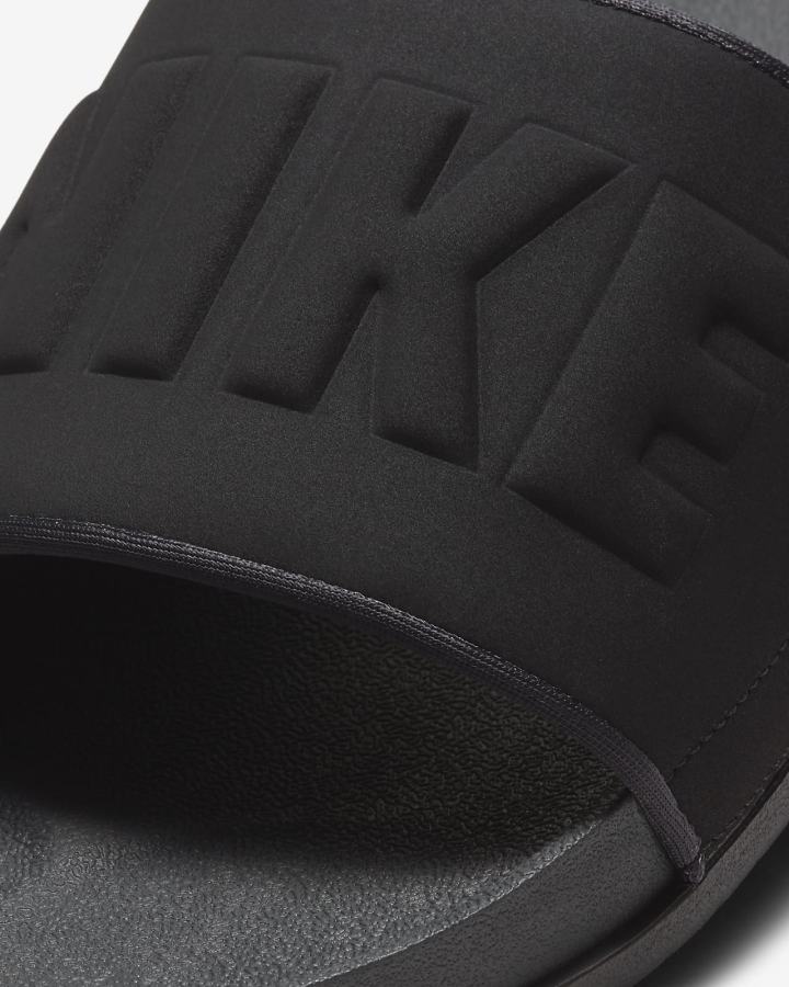 Chanclas Nike Offcourt Hombre Gris Oscuro Negras | GDKUI-1927