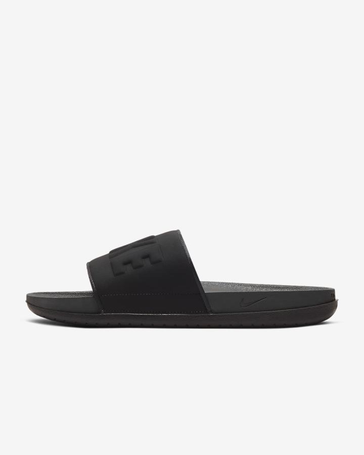 Chanclas Nike Offcourt Hombre Gris Oscuro Negras | GDKUI-1927