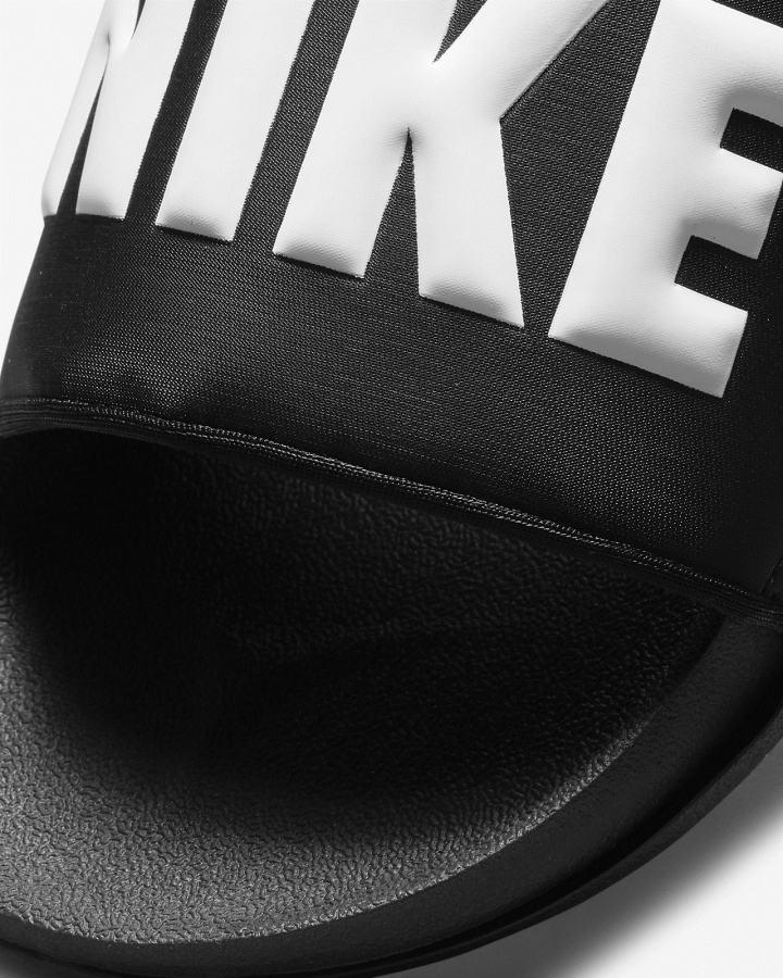 Chanclas Nike Offcourt Hombre Negras Blancas | THQZP-5249