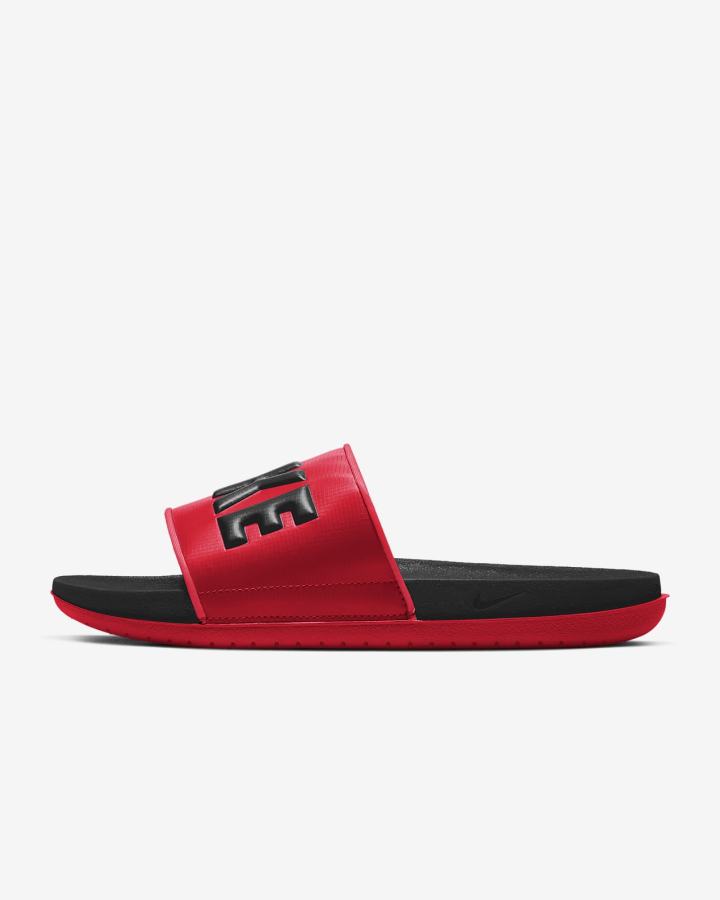 Chanclas Nike Offcourt Hombre Negras Rojas Negras | IYSOX-5410