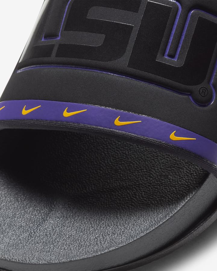 Chanclas Nike Offcourt (Kentucky) Hombre Negras Moradas Doradas Gris | AFVYW-9138