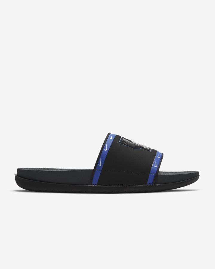 Chanclas Nike Offcourt (Kentucky) Hombre Negras Azul Real Blancas Gris | ESLYI-9372