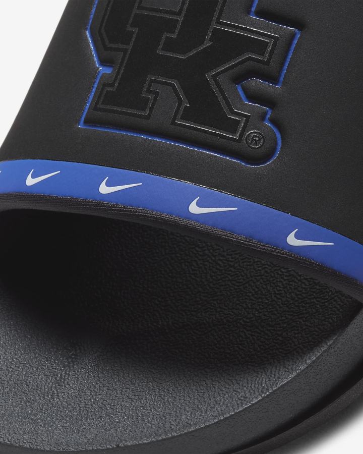 Chanclas Nike Offcourt (Kentucky) Hombre Negras Azul Real Blancas Gris | ESLYI-9372