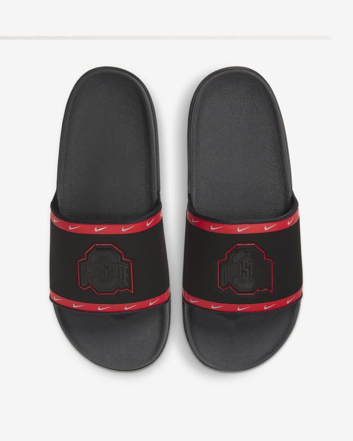 Chanclas Nike Offcourt (Kentucky) Hombre Negras Rojas Gris | FDLBT-6503