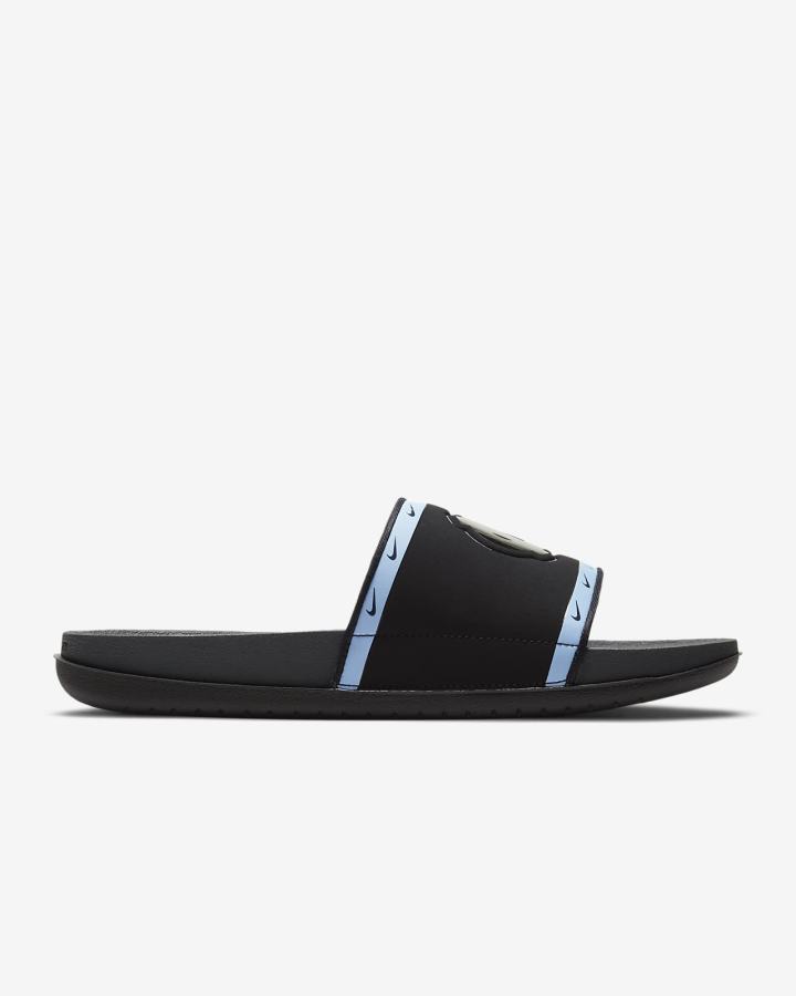 Chanclas Nike Offcourt (Kentucky) Hombre Negras Azules Azul Marino Gris | FZBJT-7209