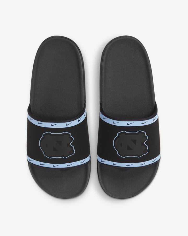 Chanclas Nike Offcourt (Kentucky) Hombre Negras Azules Azul Marino Gris | FZBJT-7209