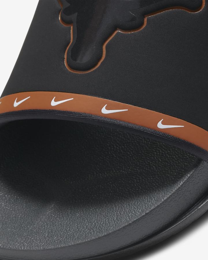 Chanclas Nike Offcourt (Kentucky) Hombre Negras Naranjas Blancas Gris | GYAKV-4076