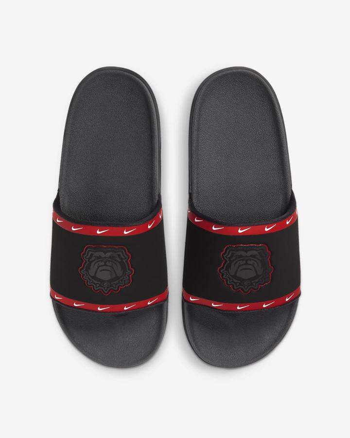 Chanclas Nike Offcourt (Kentucky) Hombre Negras Rojas Blancas Gris | IXMHJ-0467