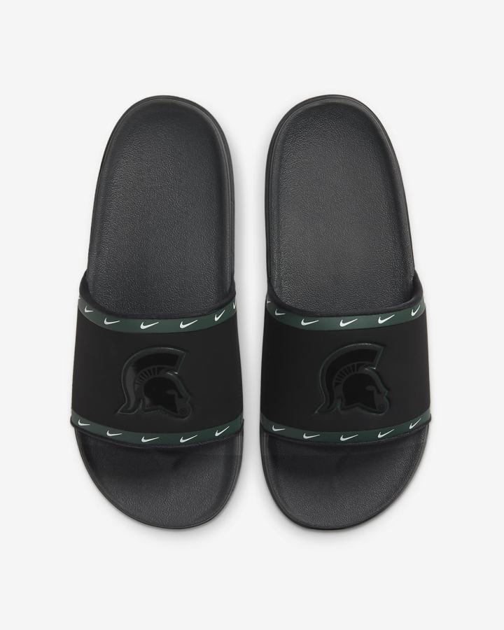 Chanclas Nike Offcourt (Kentucky) Hombre Negras Verde Blancas Gris | NFIOM-0593