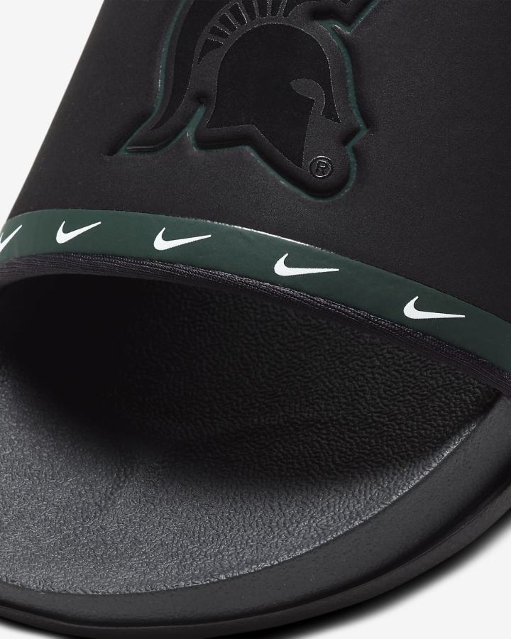 Chanclas Nike Offcourt (Kentucky) Hombre Negras Verde Blancas Gris | NFIOM-0593