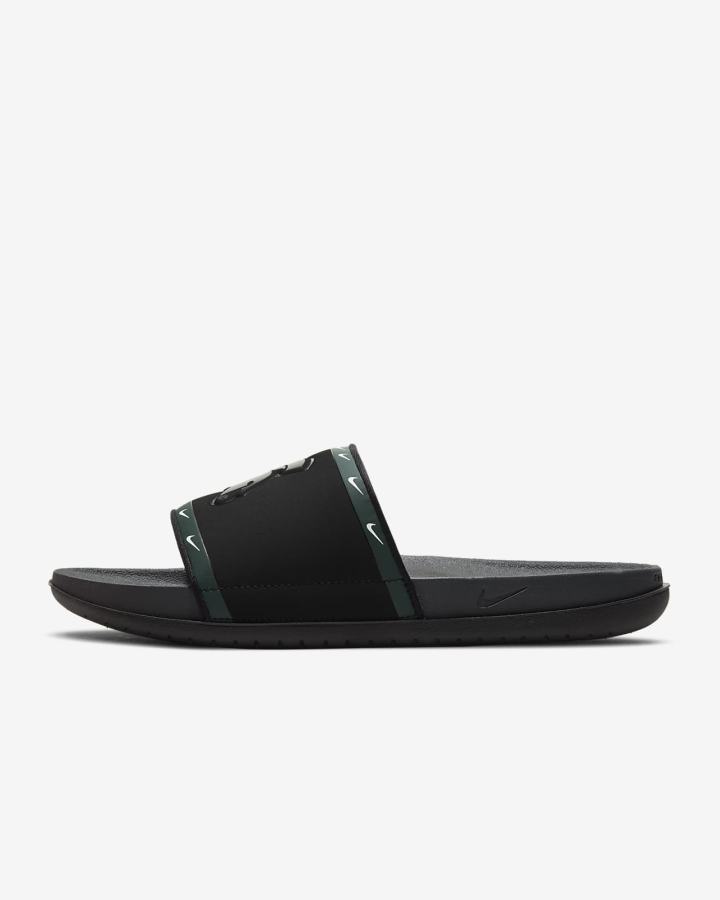Chanclas Nike Offcourt (Kentucky) Hombre Negras Verde Blancas Gris | NFIOM-0593