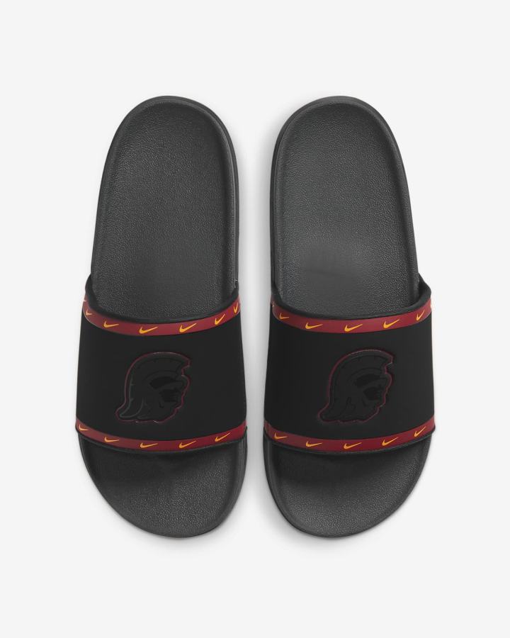 Chanclas Nike Offcourt (Kentucky) Hombre Negras Rojas Doradas Gris | NFZOY-9630