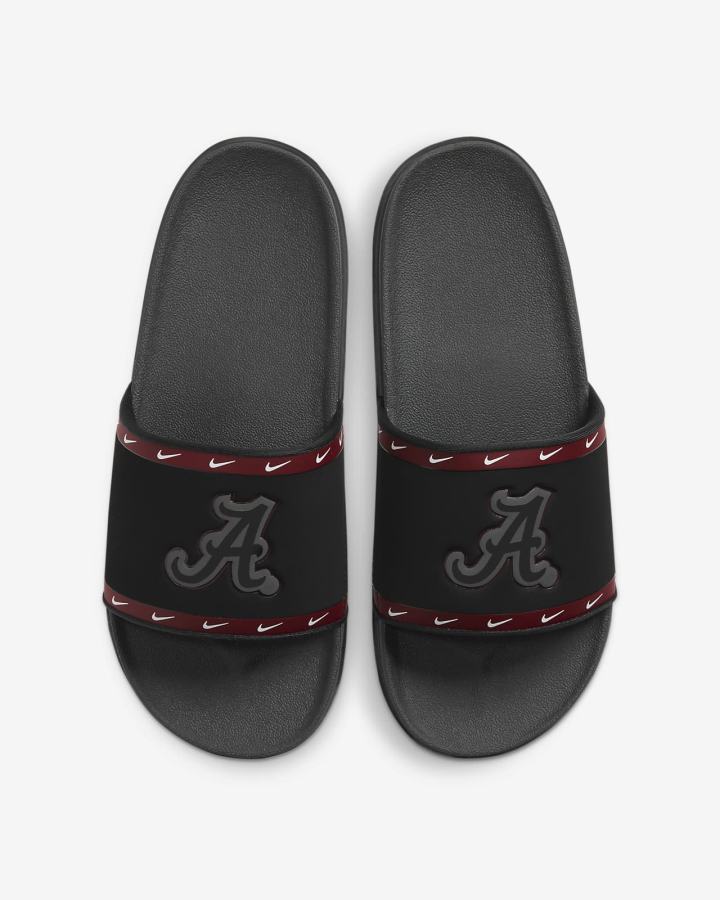 Chanclas Nike Offcourt (Kentucky) Hombre Negras Rojas Blancas Gris | PEDZX-2597