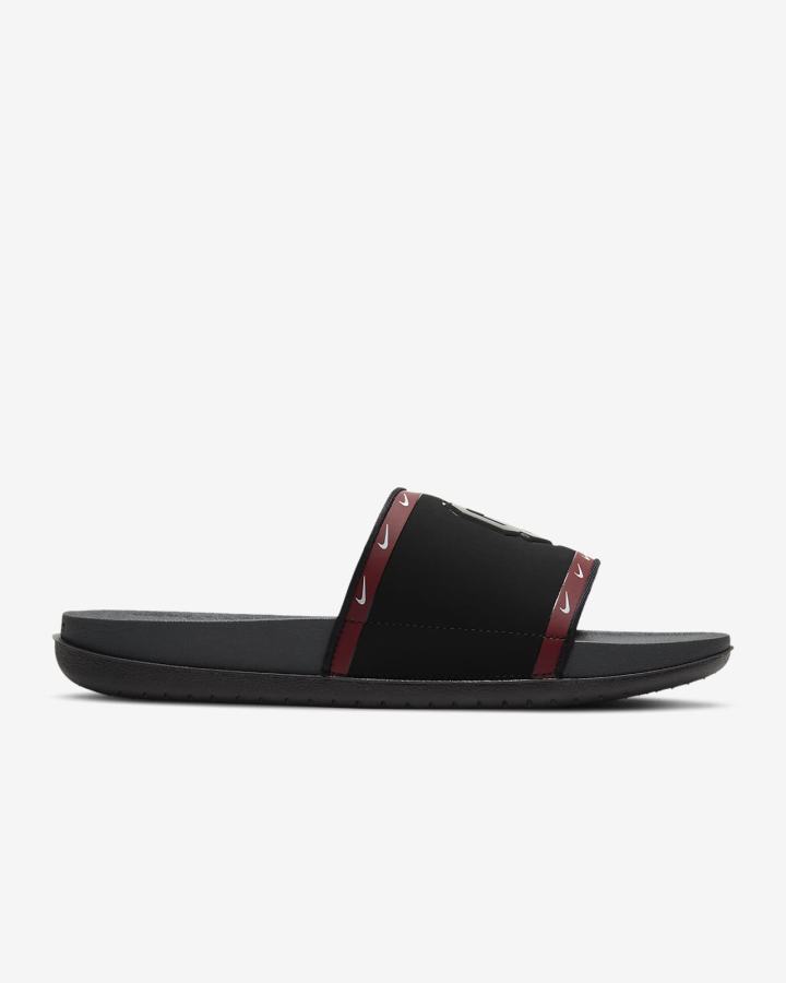 Chanclas Nike Offcourt (Kentucky) Hombre Negras Rojas Blancas Gris | QKTZP-3249