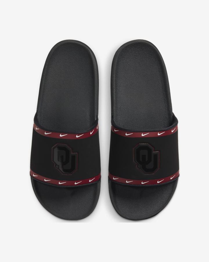 Chanclas Nike Offcourt (Kentucky) Hombre Negras Rojas Blancas Gris | QKTZP-3249