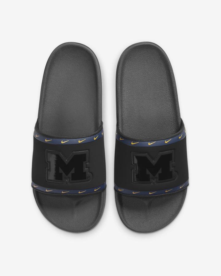 Chanclas Nike Offcourt (Kentucky) Hombre Negras Azul Marino Gris | RJDNL-5382