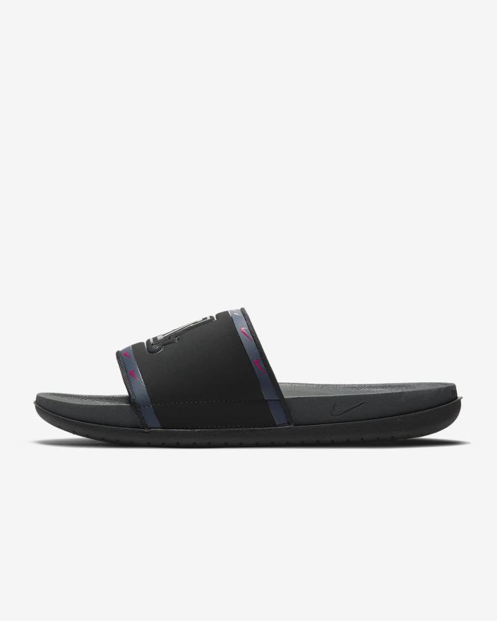 Chanclas Nike Offcourt (Kentucky) Hombre Negras Azul Marino Rojas Gris | SKCWI-2436