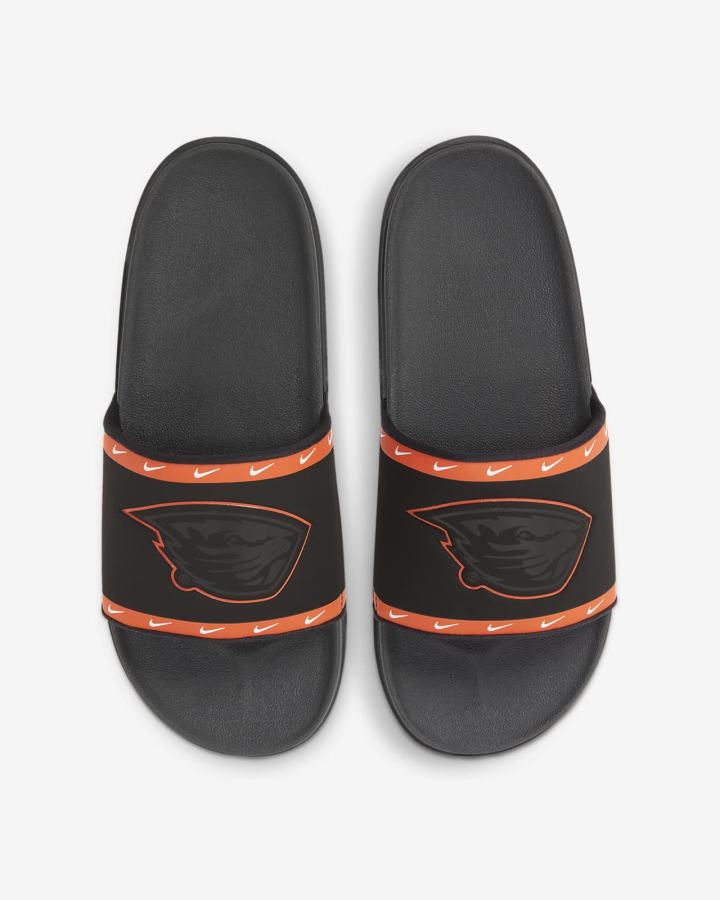 Chanclas Nike Offcourt (Kentucky) Hombre Negras Naranjas Blancas Gris | SZKGJ-7035