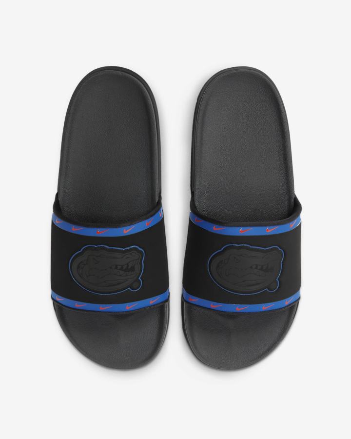 Chanclas Nike Offcourt (Kentucky) Hombre Negras Azul Real Naranjas Gris | TFLRJ-5719