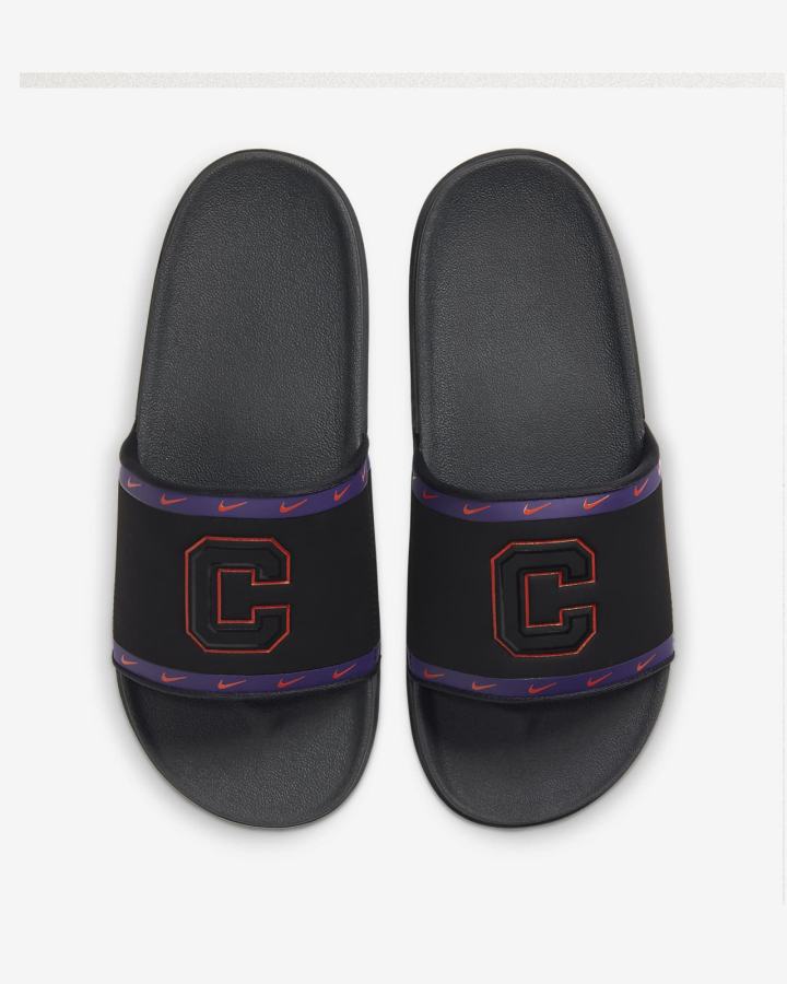 Chanclas Nike Offcourt (Kentucky) Hombre Negras Moradas Naranjas Gris | YCWOV-7260