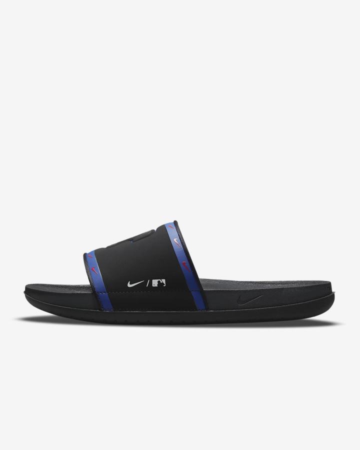 Chanclas Nike Offcourt (MLB Cleveland) Hombre Negras Azul Real Oscuro Azules Rojas Gris | BPXRM-3165