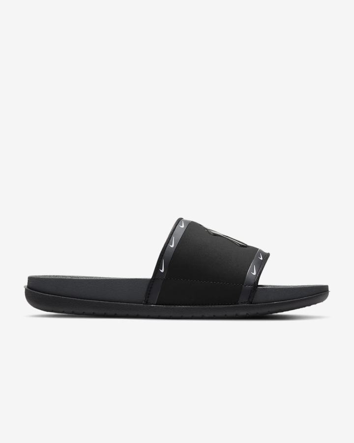 Chanclas Nike Offcourt (MLB Cleveland) Hombre Negras Azules Blancas Gris | CJOBU-9058